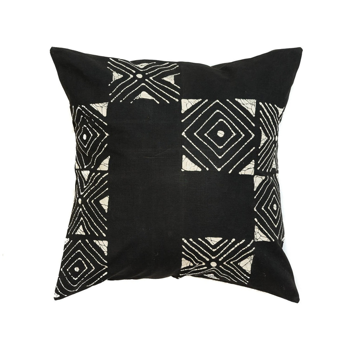 Matika Black Grid Pillow Cover by Mbare Ltd - main product image for Resin Society