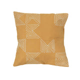 Matika Mustard Grid Pillow Cover by Mbare Ltd - main product image for Resin Society