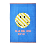 Cotton Tea Towel - Blue - Smiley® by Rice By Rice - main product image for Resin Society