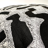 Black + White Bogo Marks Pillow Cover by Mbare Ltd - product image 2 for Resin Society
