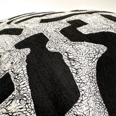 Black + White Bogo Marks Pillow Cover by Mbare Ltd - product image 2 for Resin Society