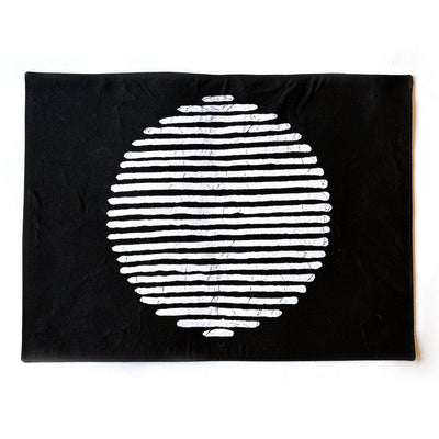 Mwedzi Black Placemats - Set of 2 by Mbare Ltd - product image 2 for Resin Society