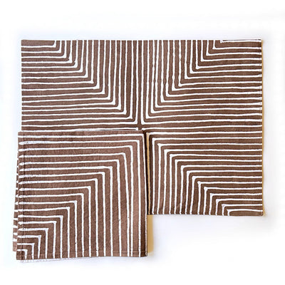 Brown Mitsetse Placemats - Set of 2 by Mbare Ltd - product image 3 for Resin Society