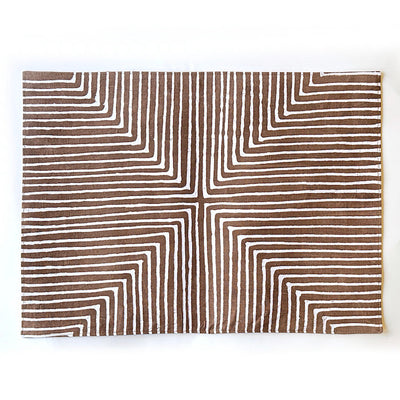 Brown Mitsetse Placemats - Set of 2 by Mbare Ltd - product image 2 for Resin Society