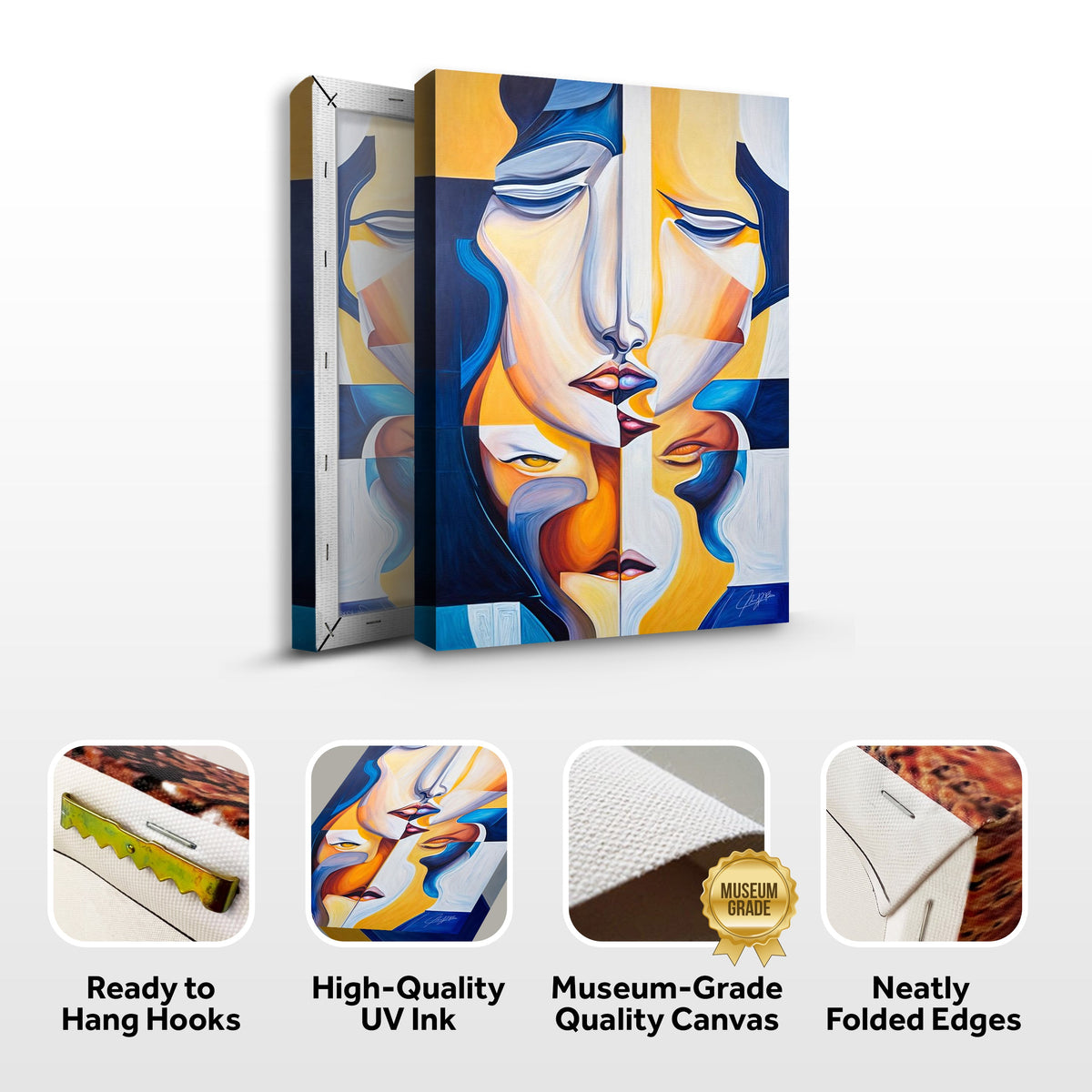 Canvas Print: "Talk" by Tailored Canvases - product image 6 for Resin Society