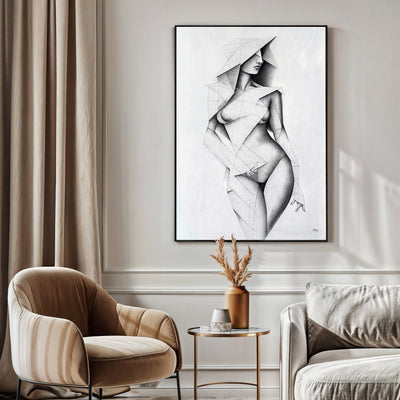 Canvas Print: "Tangible Point" by Tailored Canvases - product image 3 for Resin Society