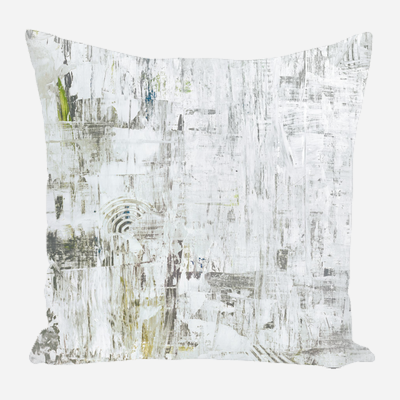 Taupe Gray Abstract Pillow by John Beard Collection - main product image for Resin Society