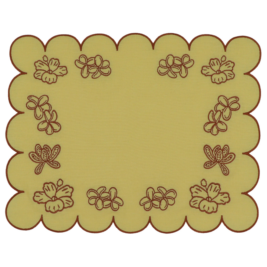 Tawny Marigold Placemat - Set of 4 by Ro'Table - main product image for Resin Society