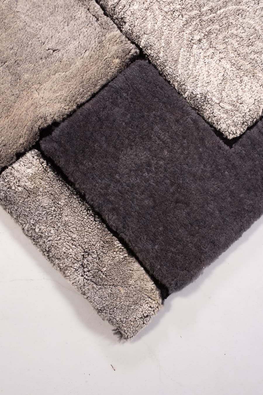 Tetris Hi & Low – Dimensional Custom Shearling Rug by Homelosophy