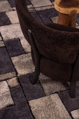 Tetris Hi & Low – Dimensional Custom Shearling Rug by Homelosophy