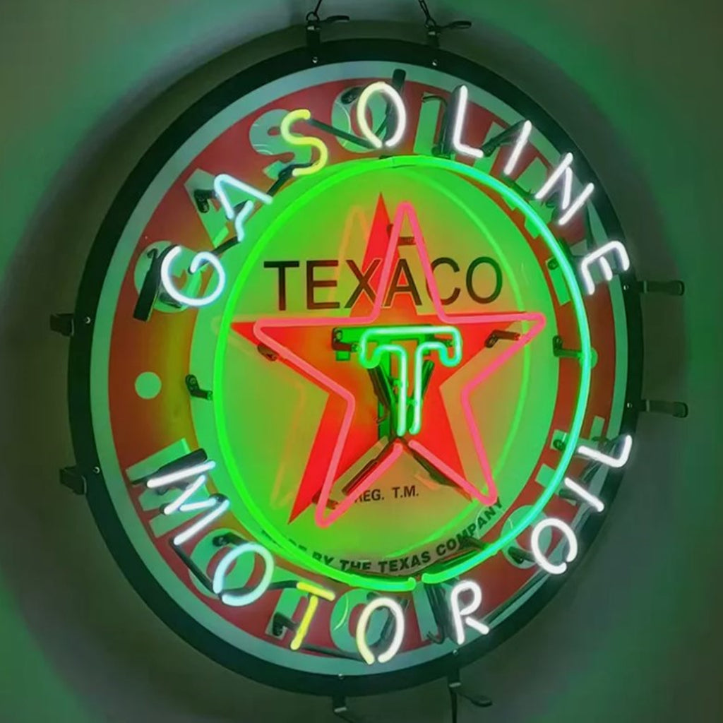 Texaco Gasoline Motor Oil Neon Signs by Neon Signs Land - product image 3 for Resin Society