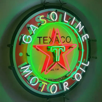 Texaco Gasoline Motor Oil Neon Signs by Neon Signs Land - product image 3 for Resin Society
