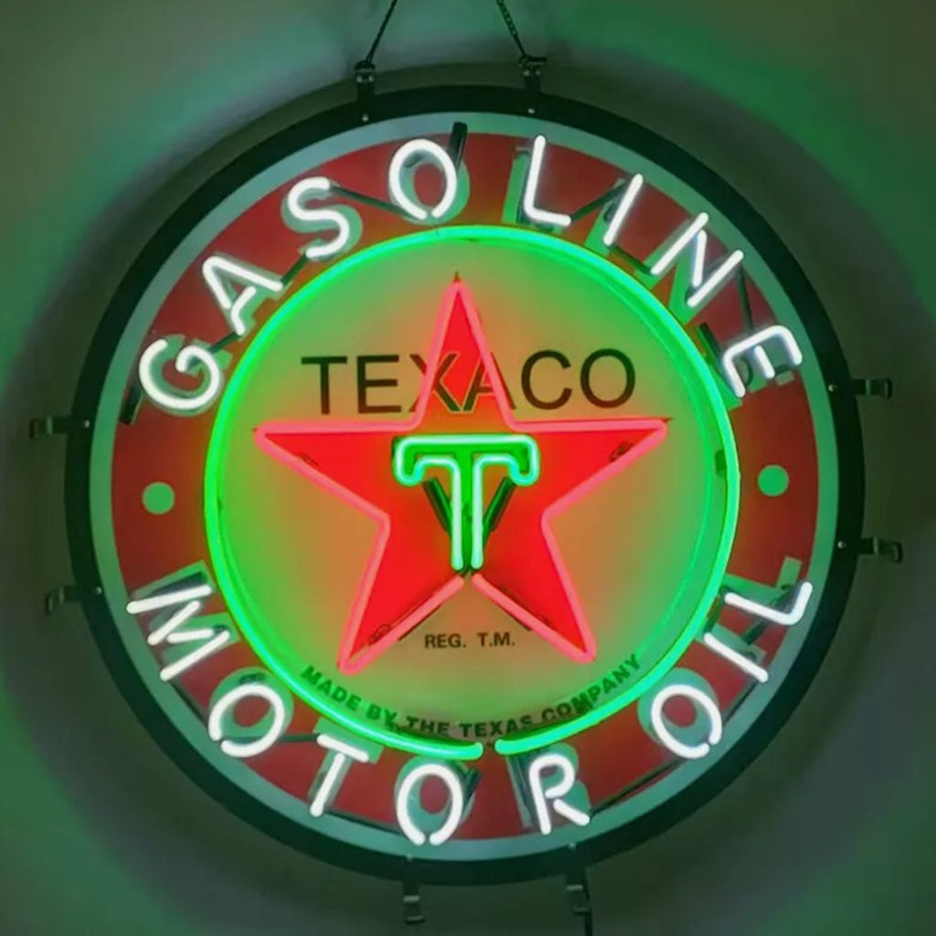 Texaco Gasoline Motor Oil Neon Signs by Neon Signs Land - main product image for Resin Society