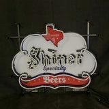 Shiner Specialty Beers with Texas Map Neon Sign Light by Neon Signs Land - product image 4 for Resin Society