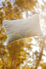 Natural Textured Wool Pillow by Homelosophy