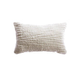 Natural Textured Wool Pillow by Homelosophy