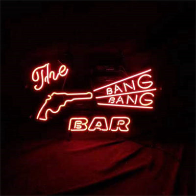 The Bang Bang Bar Gun Neon Light Sign by Neon Signs Land - product image 2 for Resin Society