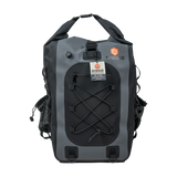 Emerge Survival 50L Dry Bag - The Ghost, black waterproof bag with straps