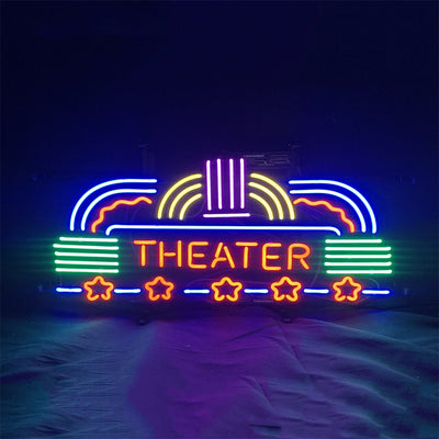 Theater Neon Signs by Neon Signs Land - main product image for Resin Society
