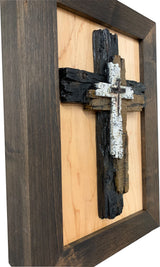Three Layered Cross Decorative Wall-Mounted Secure Gun Cabinet by Bellewood Designs - product image 13 for Resin Society