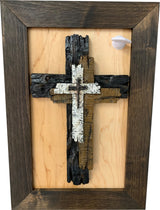 Three Layered Cross Decorative Wall-Mounted Secure Gun Cabinet by Bellewood Designs - product image 10 for Resin Society