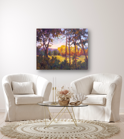 Through the Trees Artist Enhanced Canvas Print by John Beard Collection - product image 2 for Resin Society