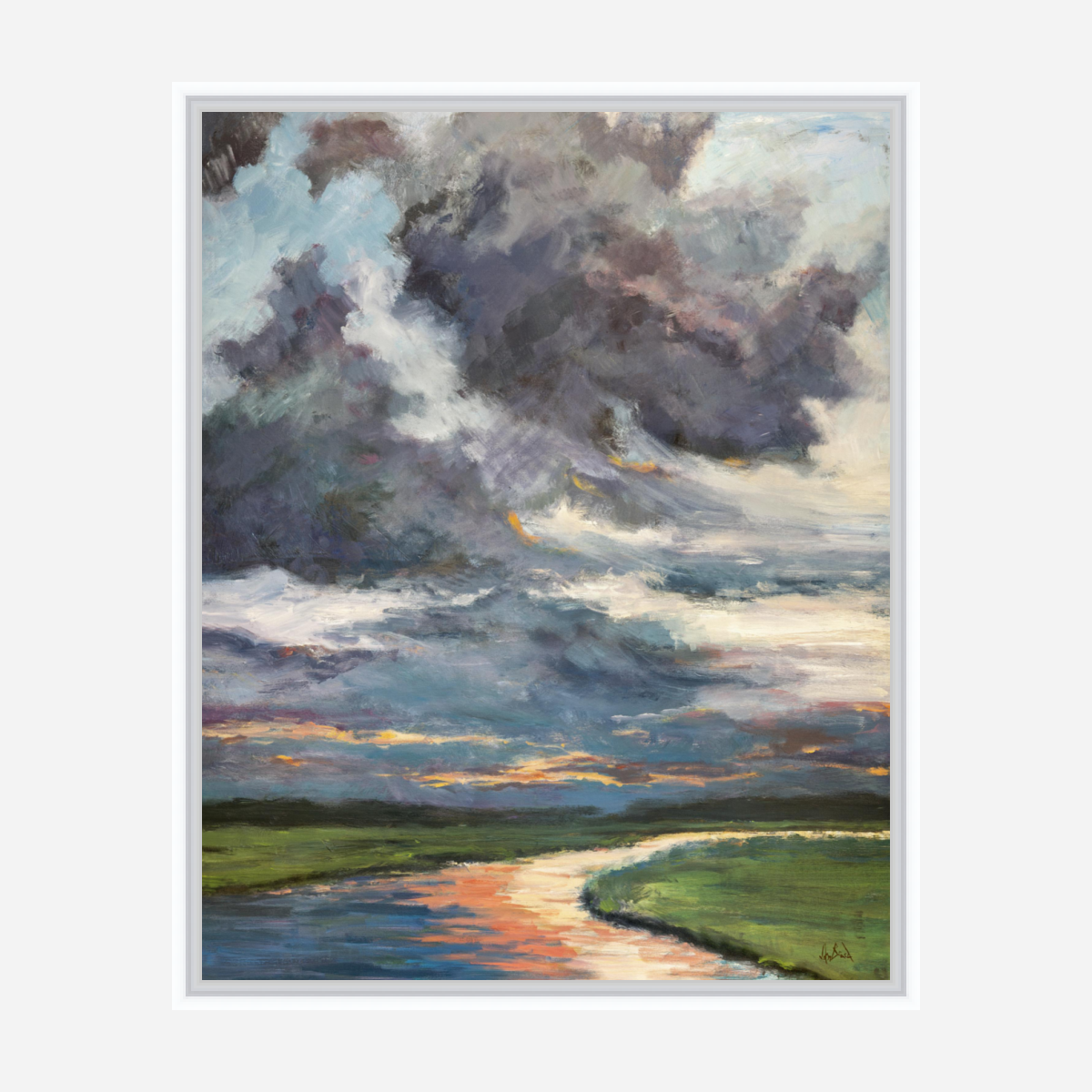 Thundersky Artist Enhanced Canvas Print by John Beard Collection - product image 7 for Resin Society