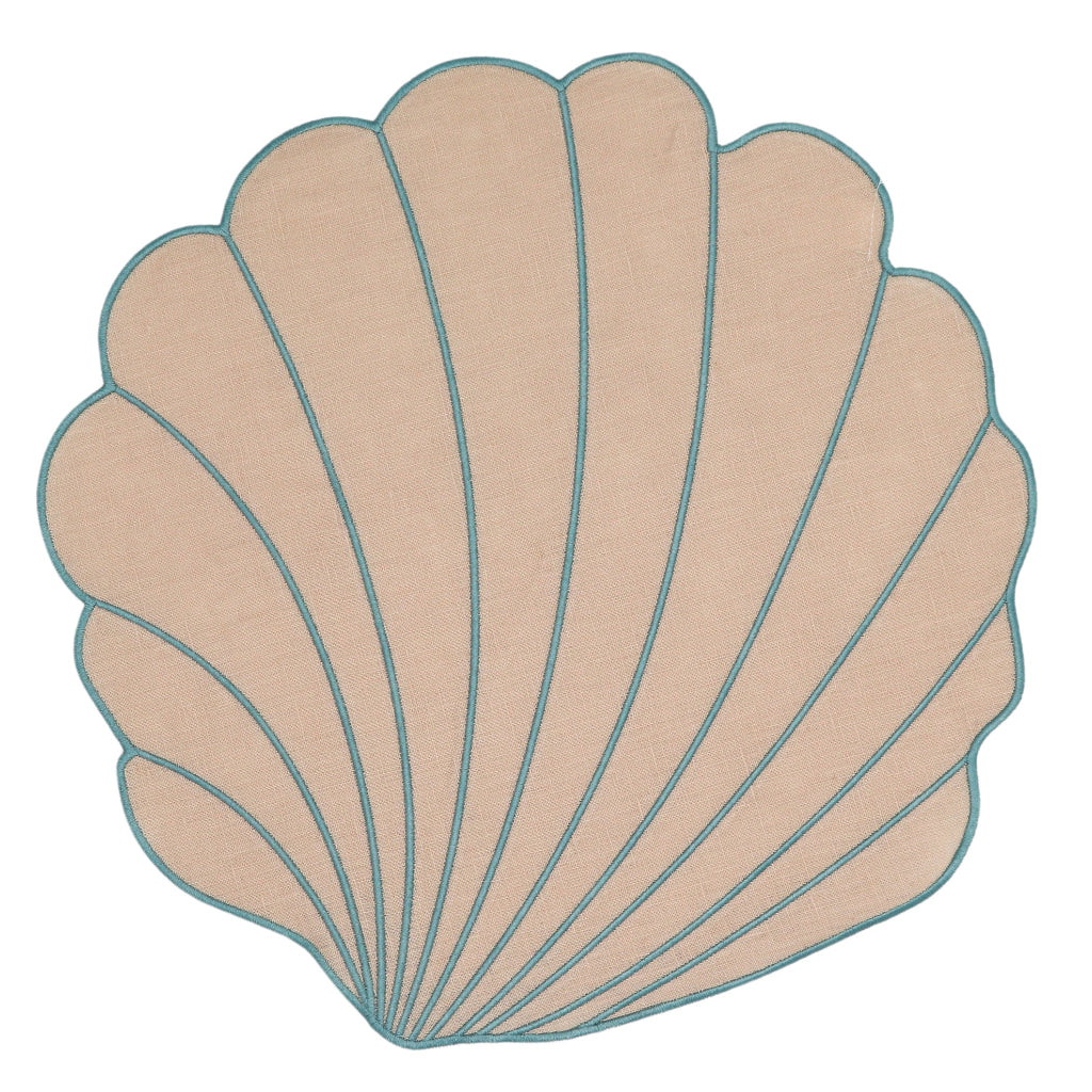 Tidal Shell Placemat - Set of 4 by Ro'Table - main product image for Resin Society