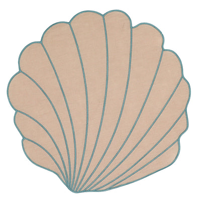 Tidal Shell Placemat - Set of 4 by Ro'Table - main product image for Resin Society