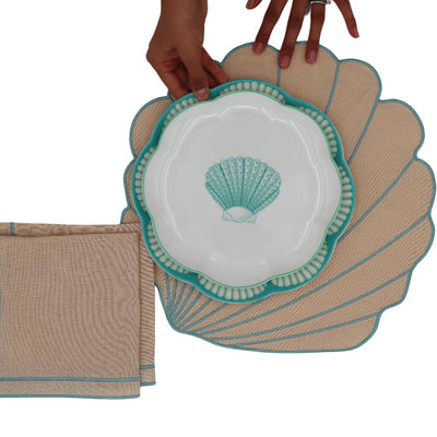 Tidal Shell Placemat - Set of 4 by Ro'Table - product image 3 for Resin Society