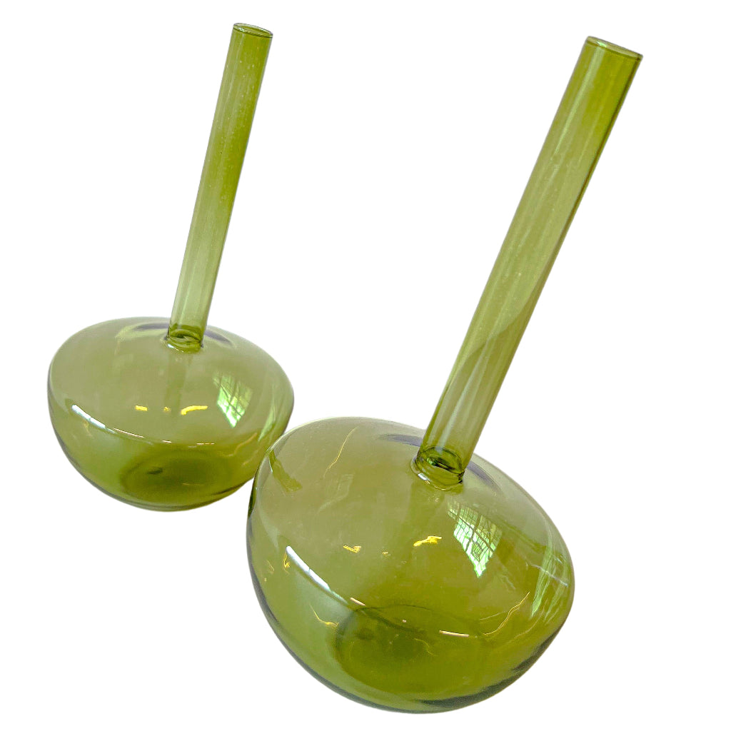 Tilted Sage Bud Vase - Pair by Ro'Table - product image 2 for Resin Society