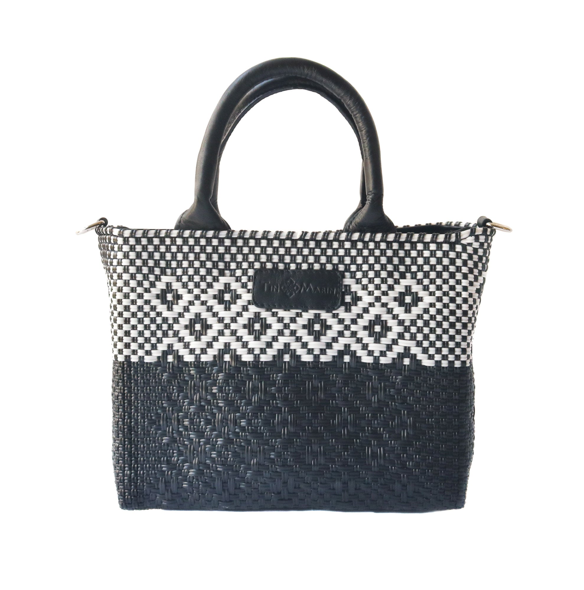 Tin Marin Black Small Woven Crossbody by Tin Marin Brand - product image 4 for Resin Society