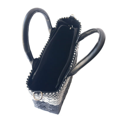 Tin Marin Black Small Woven Crossbody by Tin Marin Brand - product image 3 for Resin Society