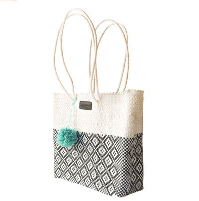 Tin Marin White Woven Tote by Tin Marin Brand - product image 3 for Resin Society