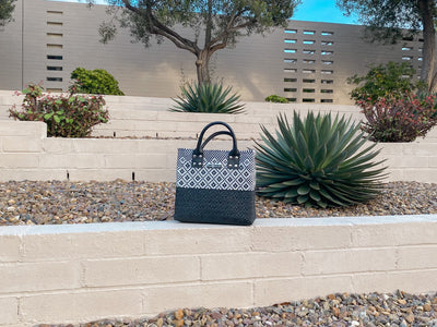 Tin Marin Black Large Woven Crossbody Bag - Black Leather by Tin Marin Brand - product image 7 for Resin Society