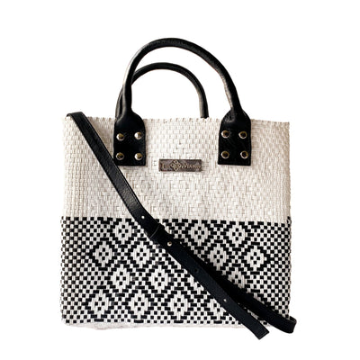Tin Marin White Large Woven Crossbody Bag - Leather by Tin Marin Brand - product image 8 for Resin Society