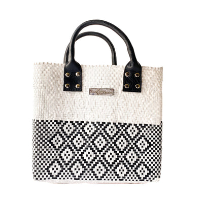 Tin Marin White Large Woven Crossbody Bag - Leather by Tin Marin Brand - product image 9 for Resin Society