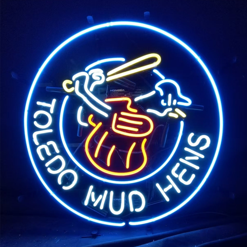Toledo Mud Hens Sport Neon Signs by Neon Signs Land - main product image for Resin Society
