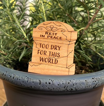 Tombstone Plant Picks (6 Designs) detail image - Resin Society