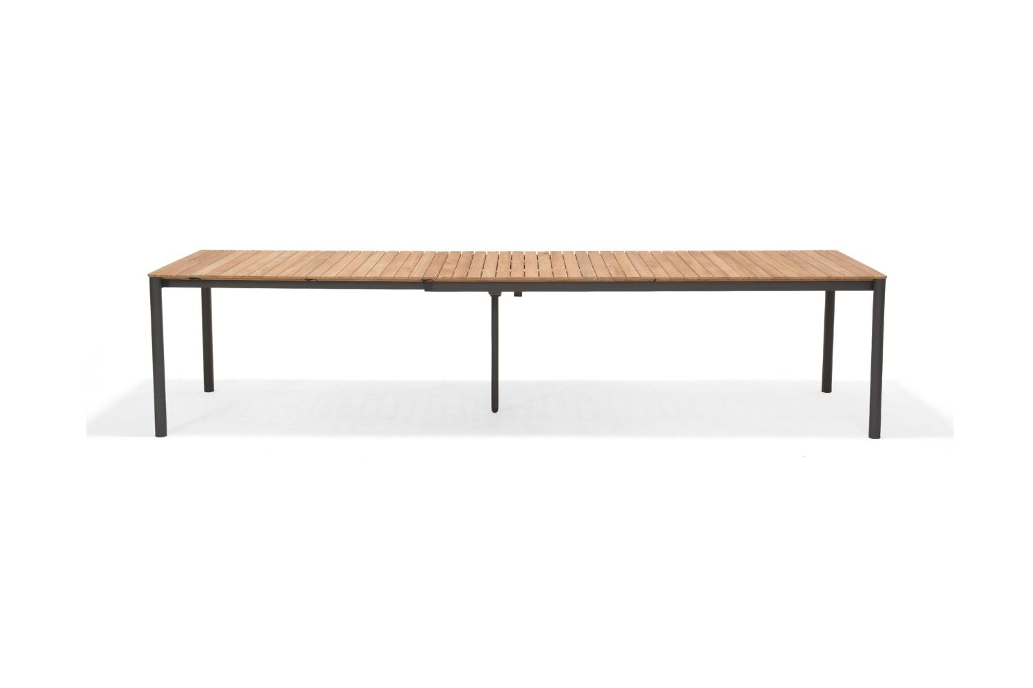 Topaz Dark Teak and Aluminum Rectangular Extendable Table by LifestyleGarden US - product image 8 for Resin Society