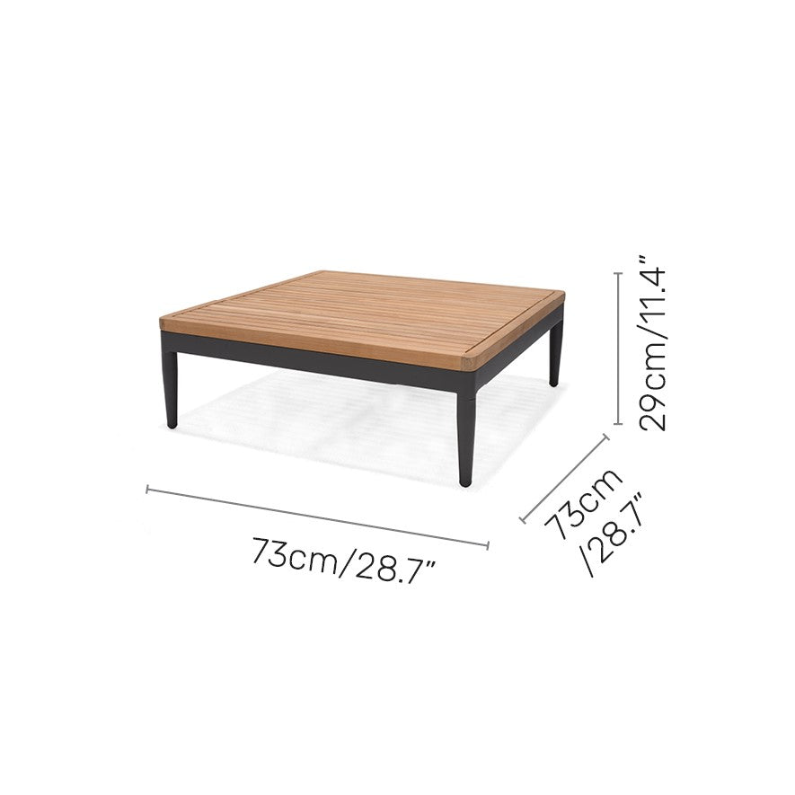 Topaz Square Coffee Table by LifestyleGarden US - product image 9 for Resin Society