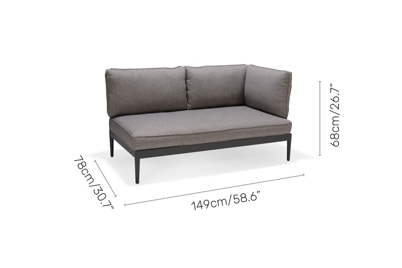 Topaz 3pc Seating Bed Set by LifestyleGarden US - product image 8 for Resin Society