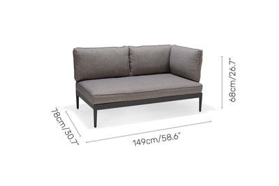 Topaz 3pc Seating Bed Set by LifestyleGarden US - product image 8 for Resin Society