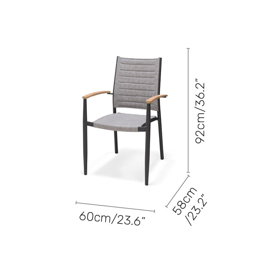 Topaz 4 Piece Small Rectangular Dining Set by LifestyleGarden US - product image 6 for Resin Society