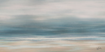 Tranquil Shore Artist Enhanced Canvas Print by John Beard Collection - main product image for Resin Society