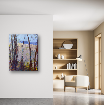 Trees I Artist Enhanced Canvas Print by John Beard Collection - product image 2 for Resin Society