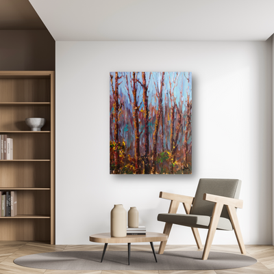 Trees II Artist Enhanced Canvas Print by John Beard Collection - product image 2 for Resin Society
