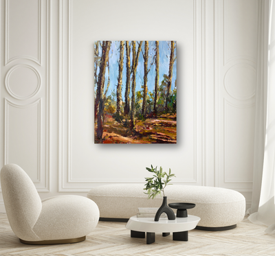Trees III Artist Enhanced Canvas Print by John Beard Collection - product image 2 for Resin Society
