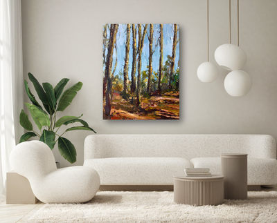Trees III Artist Enhanced Canvas Print by John Beard Collection - product image 4 for Resin Society
