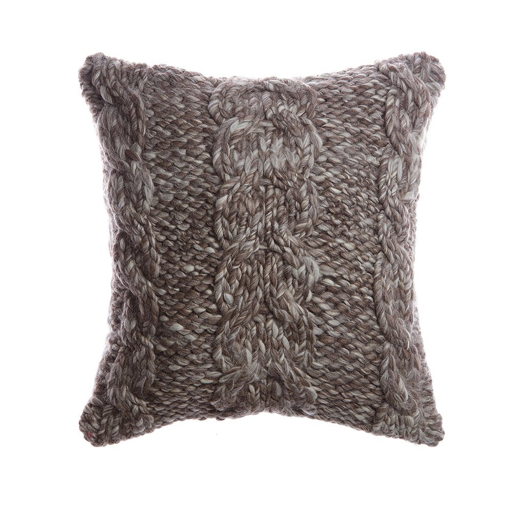 Trenzas Wool Pillow by Homelosophy